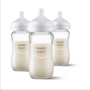 Avent natural glass baby bottles